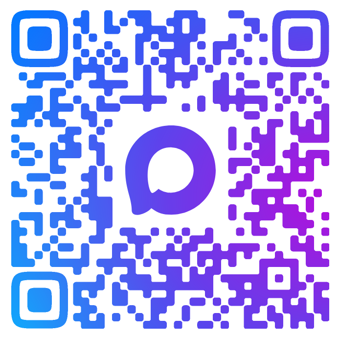 QR-код Max чата поддержки